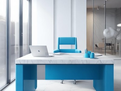 商务设计中的蓝白对比，如何让视觉效果脱颖而出？